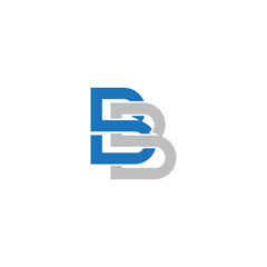 BB letter vector illustration for icon, symbol or logo. logo initials BB 