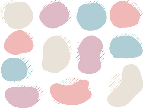 手書きのナチュラルでゆるい丸セット