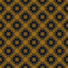 Seamless pattern tile with mandala, vintage decorative elements illustration, Ethnic mandala with colorful tribal ornaments, Islam,turkish, Arabic, Indian, ottoman pattern