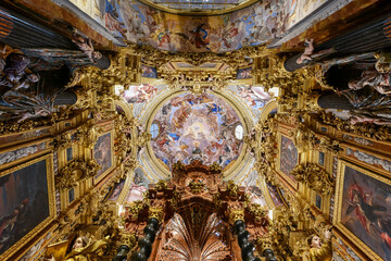 Church of the Assumption of Our Lady - Granada, Spain - obrazy, fototapety, plakaty