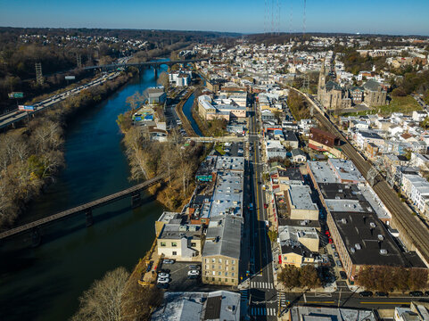 Aerial Drone of Manayunk 