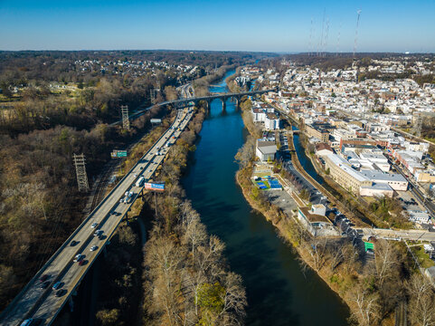 Aerial Drone of Manayunk 