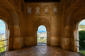 Fototapeta premium Generalife, Alhambra - Granada, Spain