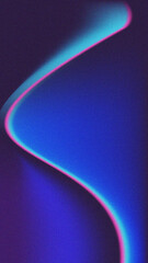 Vibrant gradients combined with retro style grainy texture overlay.