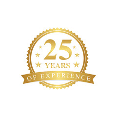 anniversary golden label