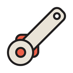 Vector Icon - Roller Cutter