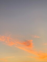sunset in the sky