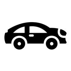 sport car glyph icon