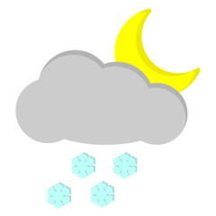 Illustration of Winter Weather design Icon
