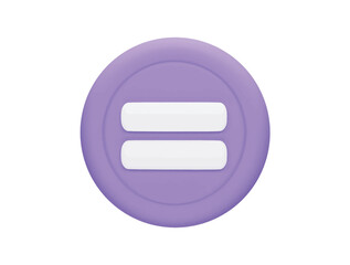 hamburger with 3d vector icon cartoon minimal style