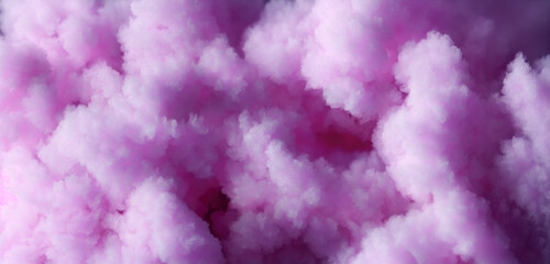 Fototapeta premium pastel Pink Cotton candy, colorful, vibrant and fluffy background that's perfect for any project or event as a background or decoration. Generative AI