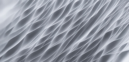 Elegant white abstract background with flowing lines and intricate pattern, perfect for adding a touch of sophistication to your designs. Generative AI