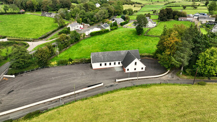 Fototapeta na wymiar Buckna Gospel Hall near Broughshane village Antrim Northern Ireland