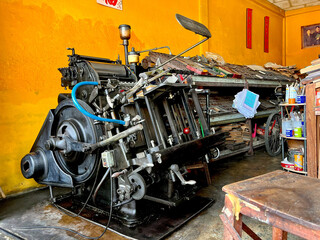Vintage offset Printer engine