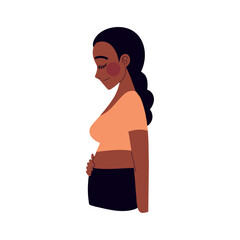 pregnant woman portrait