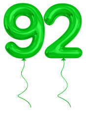 Balloon Green Number 92