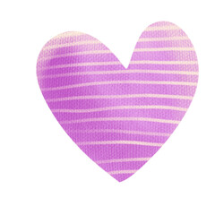 The pink heart drawing png image.