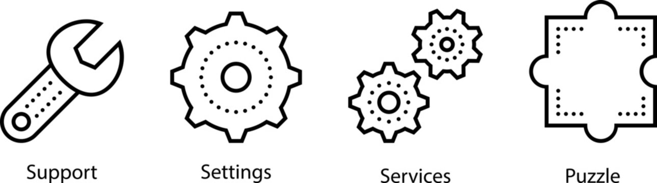 Settings icons