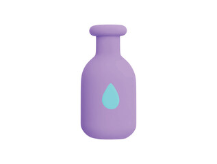 dropper bottle with 3d vector icon cartoon minimal style