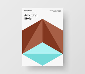 Unique cover design vector illustration. Multicolored geometric pattern banner concept.