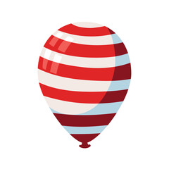 red stripes balloon