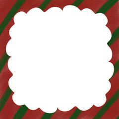christmas holly frame