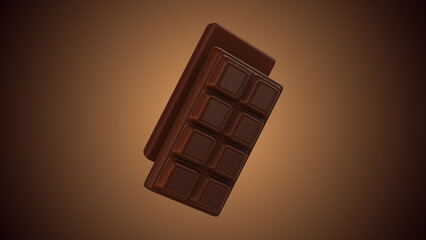 Sweet and delicious chocolate bars