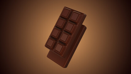 Sweet and delicious chocolate bars