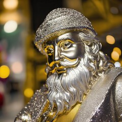 Obraz premium statue of Santa (Generative AI)