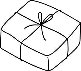 Gift box hand drawn 02