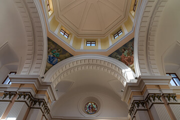Castiglione di Carovilli. The parish church.