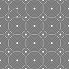 seamless pattern with spirals  circles