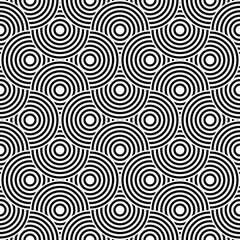 seamless pattern with spirals  circles