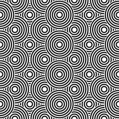 seamless pattern with spirals  circles