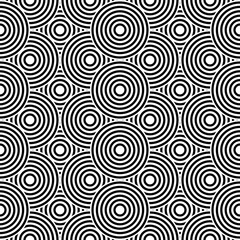 seamless pattern with spirals  circles