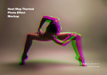 Anaglyph Spit Glitch Photo Effects