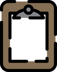 カラー点線アイコン　ボード