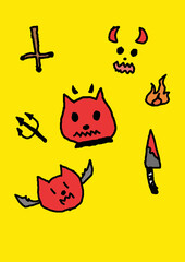 devil practice  drawing