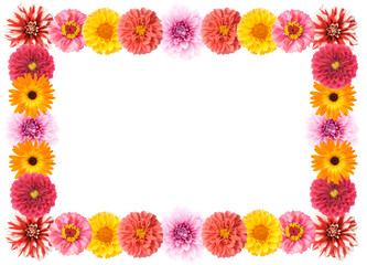 Fototapeta na wymiar Flower frame