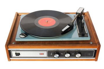 Fototapeta premium An old record-player