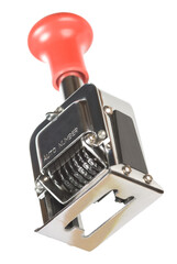 Vintage numbering machine