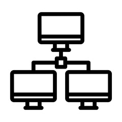 lan line icon illustration vector graphic