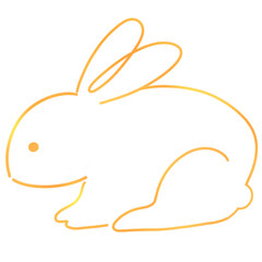 Chinese New Year, Gold Rabbit