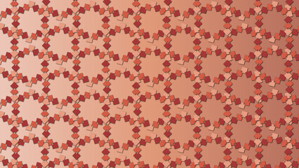 Red/Pink Colored Geometrical textured pattern with decorative ornamental illustrations for desktop, wallpaper, background, texture