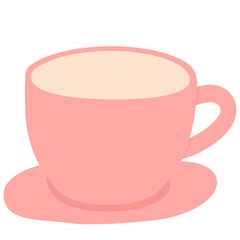Pink Mug Illustration