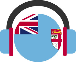 Fiji headphone flag.