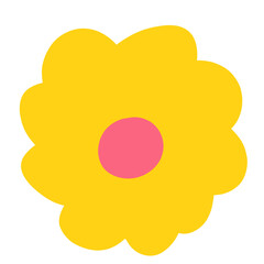 Yellow Petal Flower