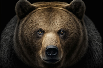 Beautiful portrait of a bear