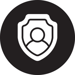 user protection glyph icon