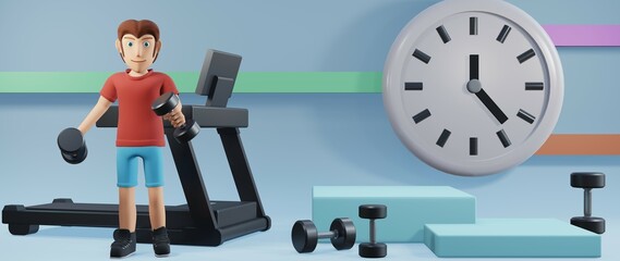 3D rendering of podium for fitness products health products or dietary supplement